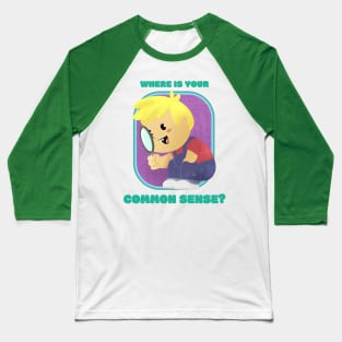 Common Sense T-shirt Cute Funny Baseball T-Shirt